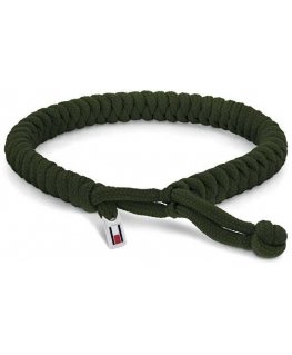 Tommy Hilfiger Alex 2790594 khaki nylon punottu rannekoru