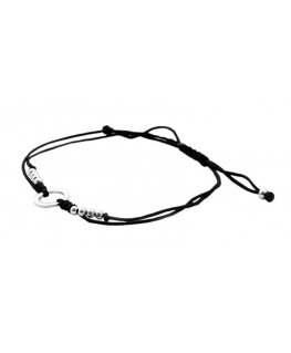 Beneto Exclusive Beneto exclusive lace bracelet with ring AGB377