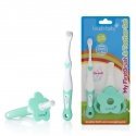 Brush-Baby BRB097 dantų šepetėlis Dantų šepetėlių rinkinys Žalia, Balta Kūdikiui Brush-Baby BRB097 dantų šepetėlis Dantų šepetėlių rinkinys Žalia, Balta Kūdikiui