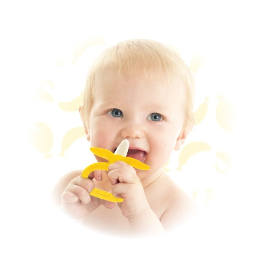 Teether for babies EDISONmama "Banana - Ring", from 3 months, KJ4220 – 2