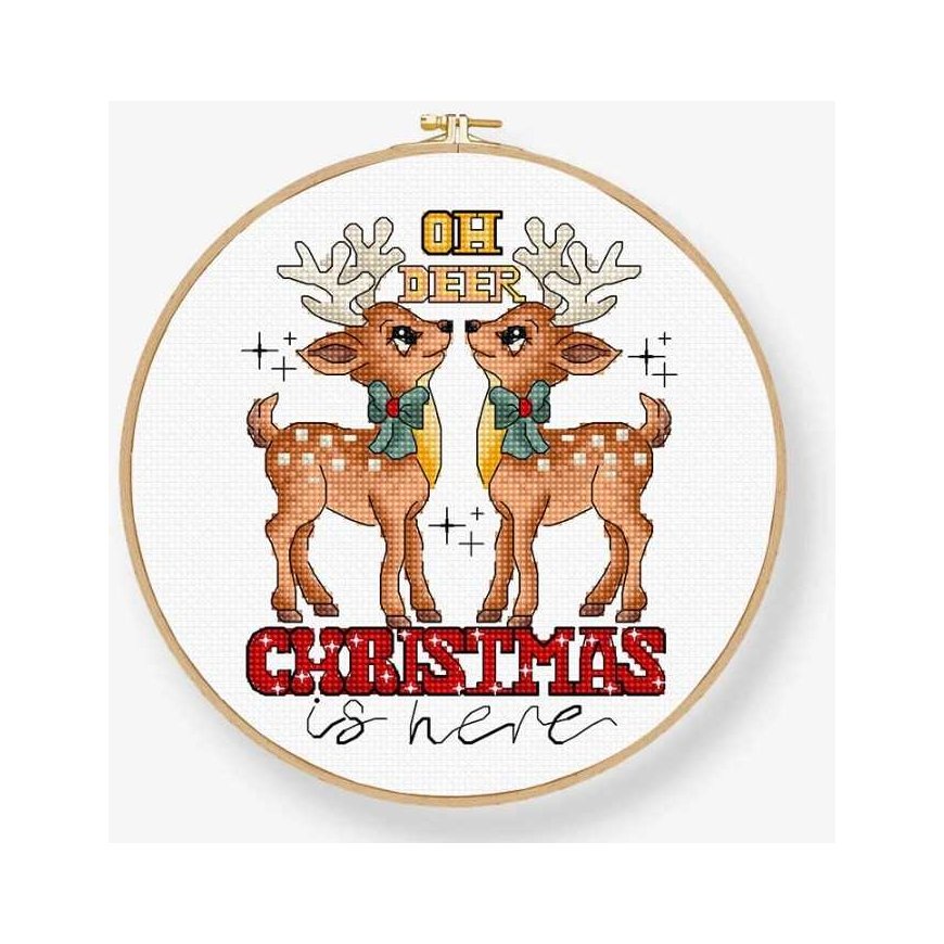 LetiStitch luca S Embroidery kit 12x14cm