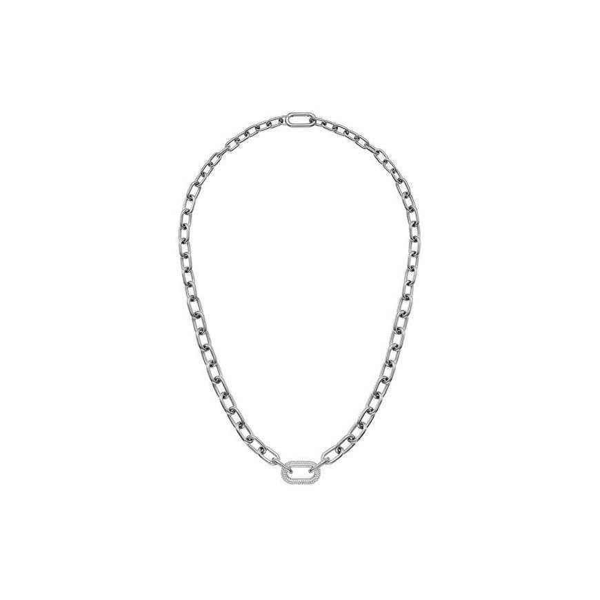Daniel Wellington Ylellinen teräskaulakoru kristalleilla Crystal Link DW00400607