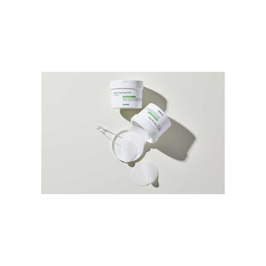 COSRX One Step Green Hero Calming Pad Raminantys valomieji vatos diskeliai, 70 vnt – 2