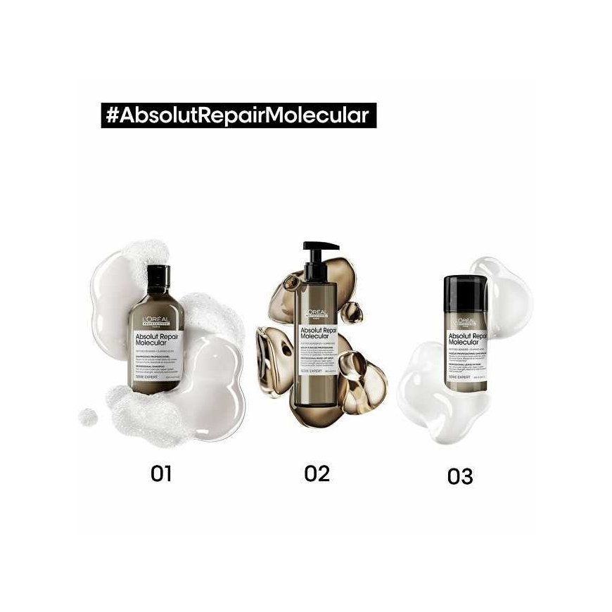 Rinse-off serum for very damaged hair L'oreal Professionnel Absolut Repair Molecular Rinse-Off Serum 250ml – 2
