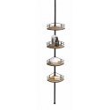 WENKO 24756100 riiul Eraldiseisev Bamboo, Roostevaba teras Must, Puit WENKO 24756100 riiul Eraldiseisev Bamboo, Roostevaba teras Must, Puit
