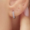 Brosway Fancy Magic Violetinė FMP85 sidabrinis hoop single earring Brosway Fancy Magic Violetinė FMP85 sidabrinis hoop single earring