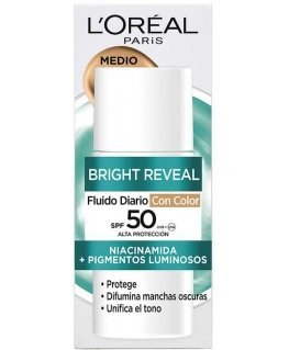 L'Oreal BRIGHT REVEAL NIACINAMIDE päivittäinen neste SPF50 medium 50 ml