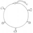 Evolution Group Silver bracelet with Swarovski crystals white heart 33110.1 Evolution Group Silver bracelet with Swarovski crystals white heart 33110.1