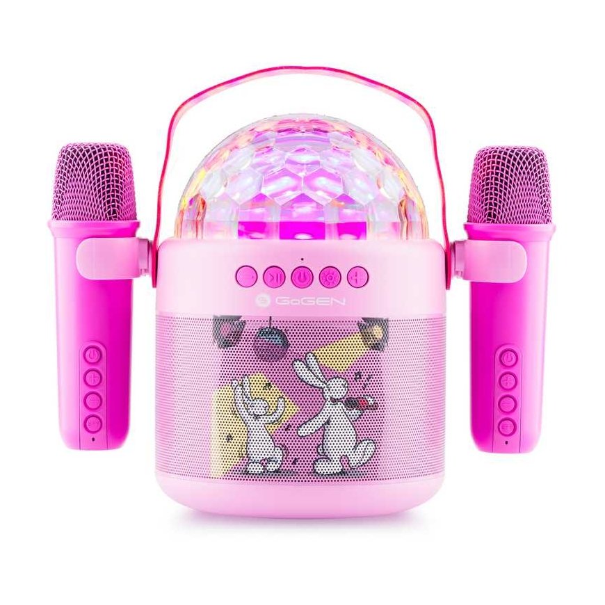 GoGEN BOB A BOBEK DISCO Kannettava kaiutin, vaaleanpunainen – 3