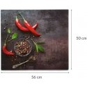 Zeller hob, cutting board, glass, hob protector, heat resistant, serving, countertop protector, hot dishwasher safe