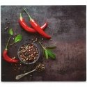 Zeller hob, cutting board, glass, hob protector, heat resistant, serving, countertop protector, hot dishwasher safe