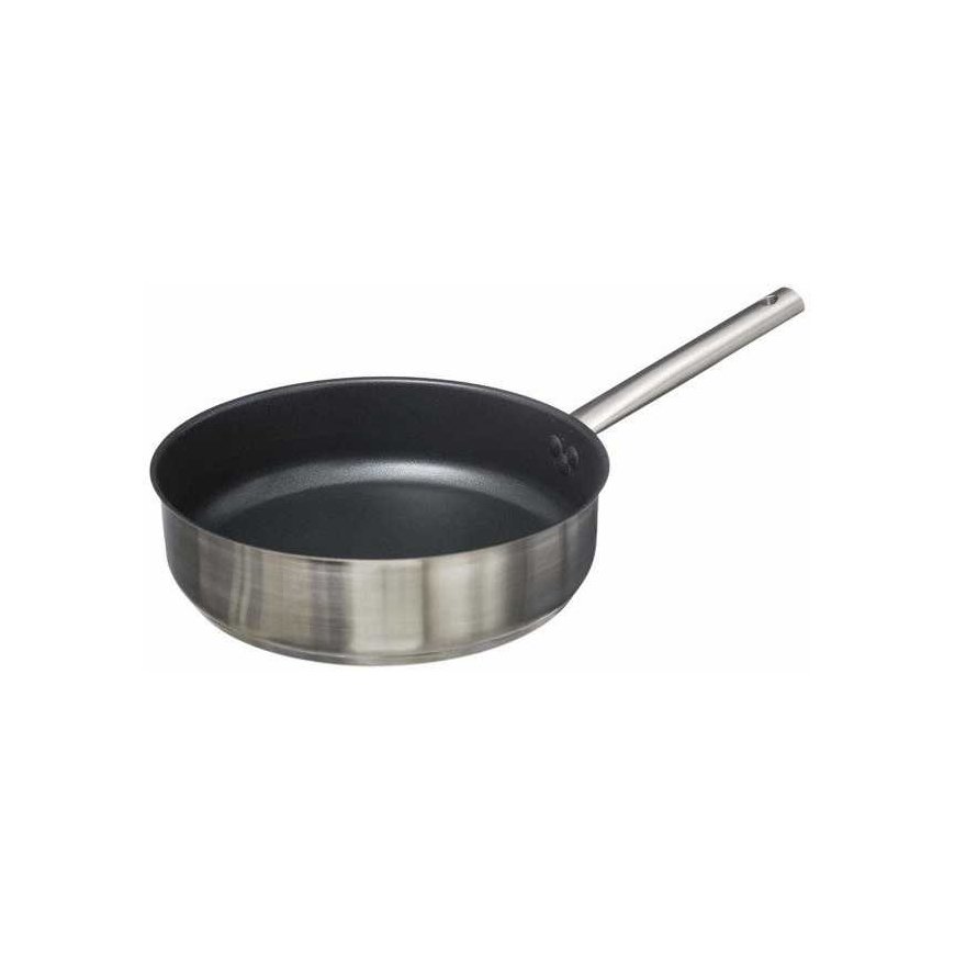 Stainless steel frying pan with lid, non-stick coating, 29.5 cm – 2