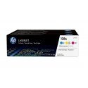 HP 128A, Упаковка 3шт, Оригинальные лазерные картриджи LaserJet, Голубой/Пурпурный/Желтый HP 128A, Упаковка 3шт, Оригинальные лазерные картриджи LaserJet, Голубой/Пурпурный/Желтый