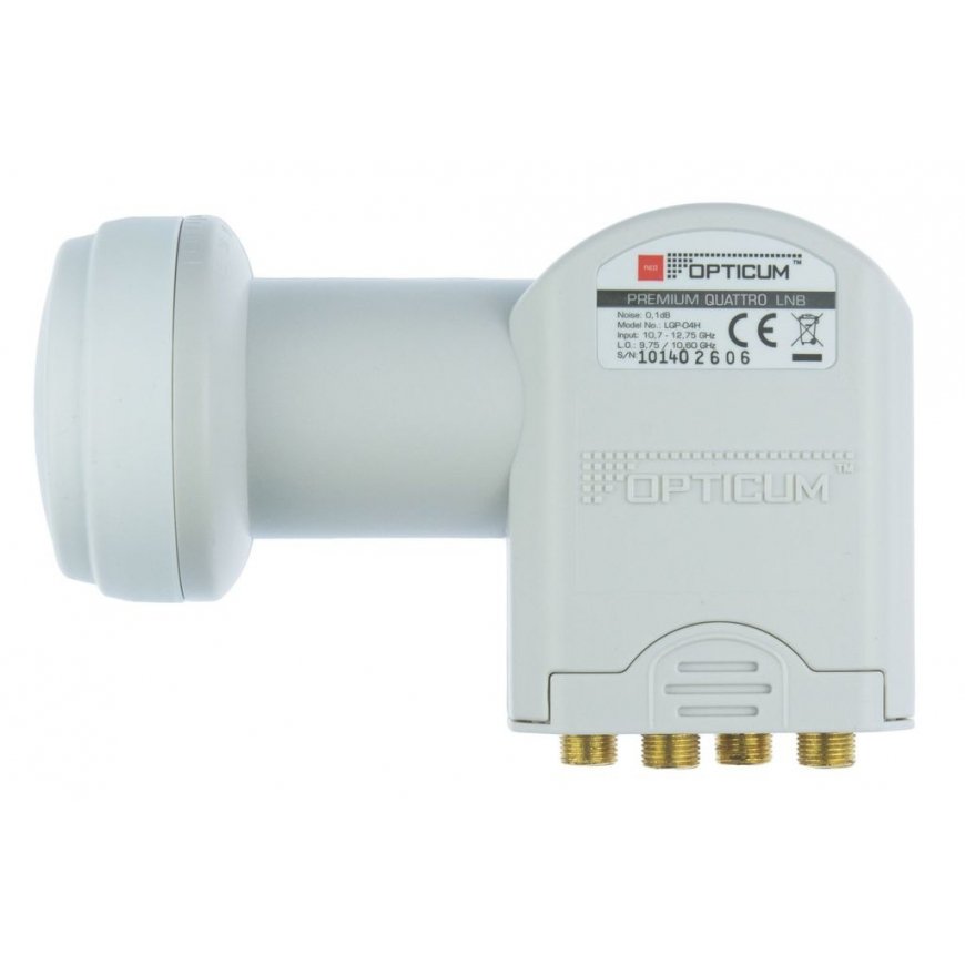 Opticum LRP 04H спутниковый конвертер 10,7 - 12,75 GHz Белый – 2