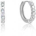 Beneto Gentle silver earrings with clear zircons AGUC2714 Beneto Gentle silver earrings with clear zircons AGUC2714