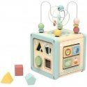 WOOPIE Green Wooden Activity Cube Multifunctional Educational Sorter WOOPIE Green Wooden Activity Cube Multifunctional Educational Sorter