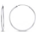 Brilio Silver Brilio Silver Timeless silver round earrings EA020 Brilio Silver Brilio Silver Timeless silver round earrings EA020