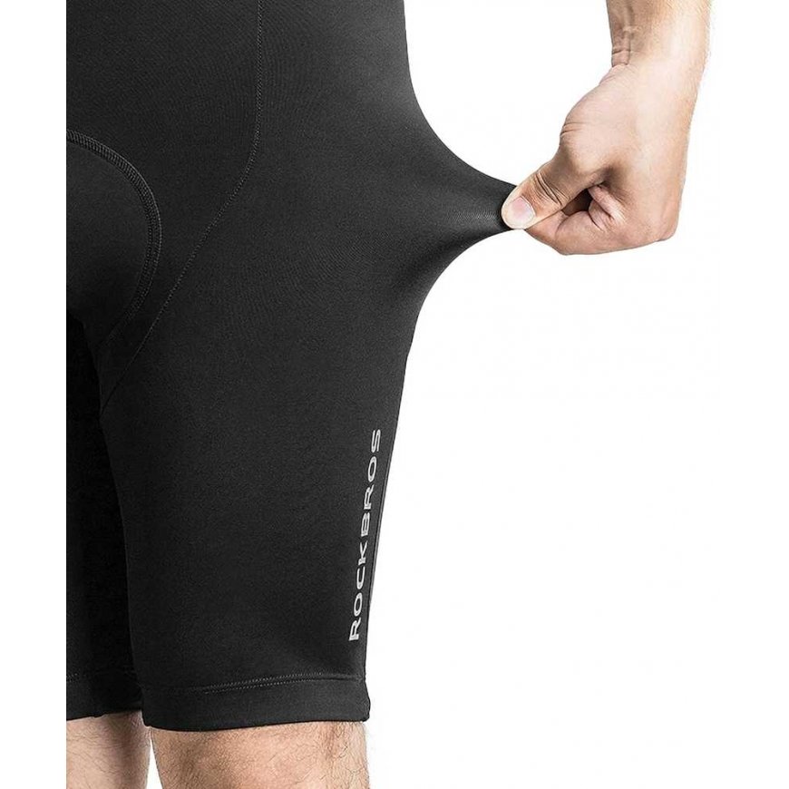 Rockbros RK2002L lyhyet shortsit L-sisäkkeellä - mustat – 4