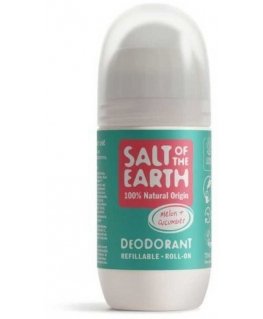 Salt Of The Earth Cucumber Deo Roll-on (uudelleentäytettävä) - Luonnollinen roll-on deodorantti - 75 ml