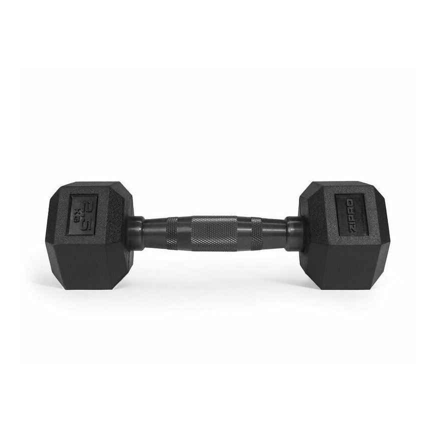 Hanteles ZIPRO HEX 2.5kg, melna – 2