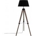 Dekoracja Domu Lamp Medinis toršeras RUNO stovimas šviestuvas su gaubtu - juodos spalvos, aukštis 145 cm Dekoracja Domu Lamp Medinis toršeras RUNO stovimas šviestuvas su gaubtu - juodos spalvos, aukštis 145 cm