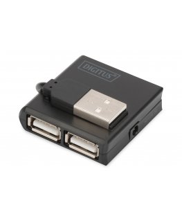 Digitus DA-70217 interfeisa centrmezgls 480 Mbit/s Melns