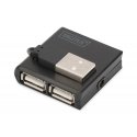 Digitus DA-70217 sąsajos šakotuvas 480 Mbit/ai Juoda Digitus DA-70217 sąsajos šakotuvas 480 Mbit/ai Juoda