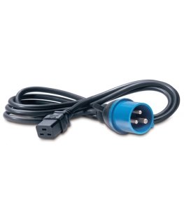 APC C19/IEC309 2.5m Must 2,5 m C19 pistikut