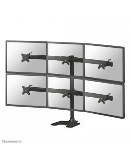 Neomounts FPMA-D700DD6 monitori kinnitus ja alus 68,6 cm (27") Laud Must