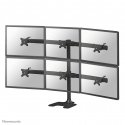 Neomounts FPMA-D700DD6 monitori kinnitus ja alus 68,6 cm (27") Laud Must