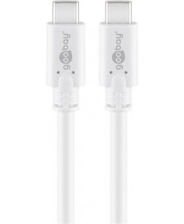 Goobay 67194 USB kabelis USB 3.2 Gen 2 (3.1 Gen 2) 1 m USB C Balts