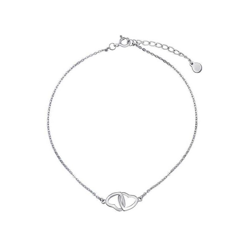 Silvego Silver Hester anklet with intertwined