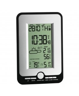 TFA-Dostmann Multy Black, Silver LCD Battery