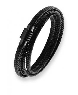 Troli Modern Men's Leather Bracelet Leather VABOB011