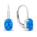 Brilio Silver Brilio Silver Fine silver earrings with synthetic opals EA934WB Brilio Silver Brilio Silver Fine silver earrings with synthetic opals EA934WB