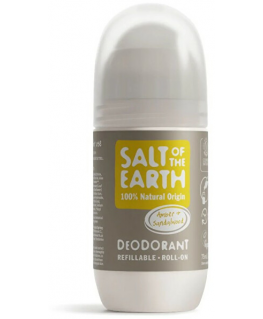 Salt Of The Earth Salt of the Earth & Amber &amp Santalwood Deo Roll-on (refillable) - Natural roll-on deodorant - 75 ml