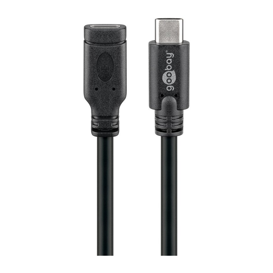 Goobay 45393 USB кабель USB 3.2 Gen 1 (3.1 Gen 1) 1 m USB C Черный