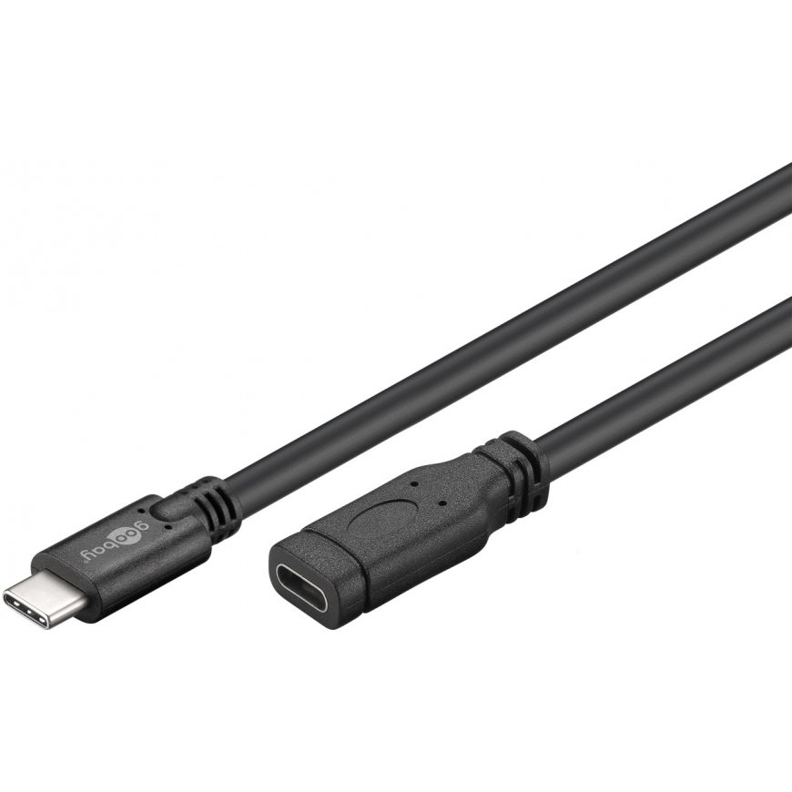Goobay 45393 USB кабель USB 3.2 Gen 1 (3.1 Gen 1) 1 m USB C Черный – 2