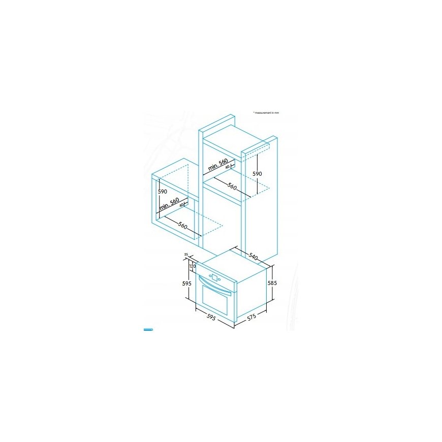 Edesa EOE-8030 P X 65 L Ruostumaton teräs – 2