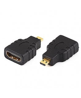 SBOX AD.HDMI-MICRO kabelių lizdinio / kištukinio jungčių tipo keitiklis Mcro HDMI HDMI A Juoda