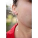 Agato Ilgi sidabriniai auskarai su perlais AGUV3458P Agato Ilgi sidabriniai auskarai su perlais AGUV3458P
