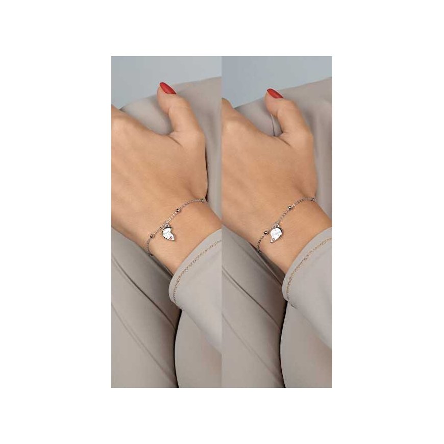 Brilio Silver Silver bracelet set for sisters SET278W (2x bracelet) – 3
