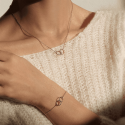 Daniel Wellington Krásný bronzový hrdelník Elan Unity DW00400166