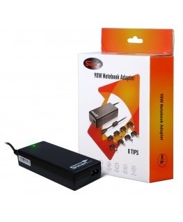 Inter-Tech Sinan UB-90HB strāvas adapteris & pārveidotājs Universāls 90 W Melns