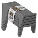 5five Simply Smart Shoe organizer, 5 pieces, gray 5five Simply Smart Shoe organizer, 5 pieces, gray
