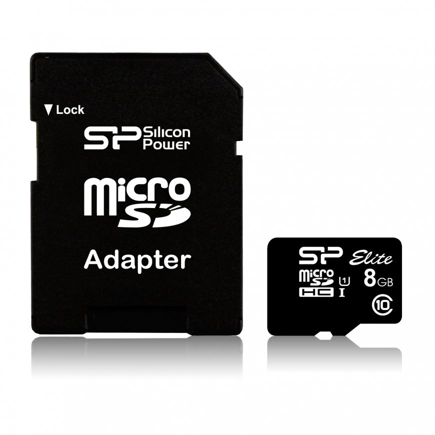 Silicon Power Elite 8GB microSDHC UHS-I Klasės 10