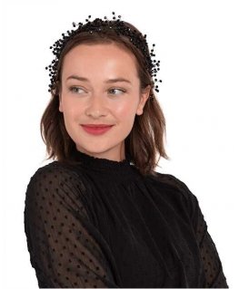 Troli Fashionable black headband for hair