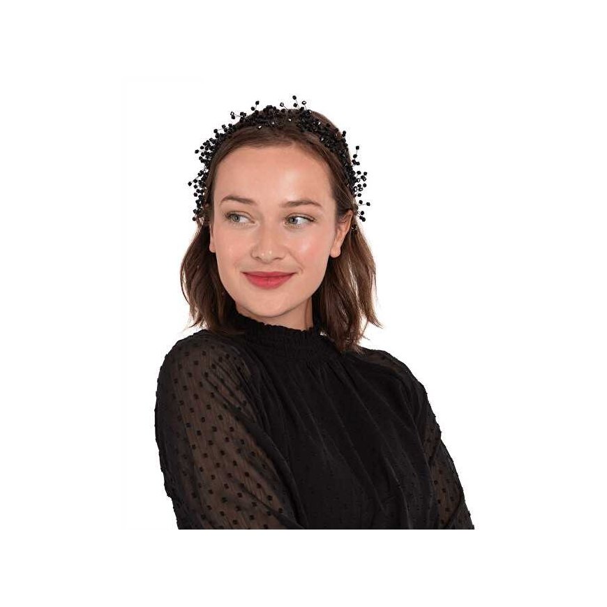 Troli Fashionable black headband for hair