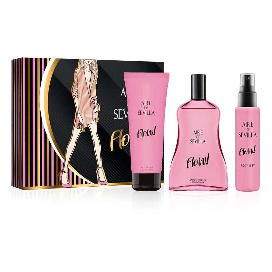Aire De Sevilla Flow EDT Spray, 150 ml Sets