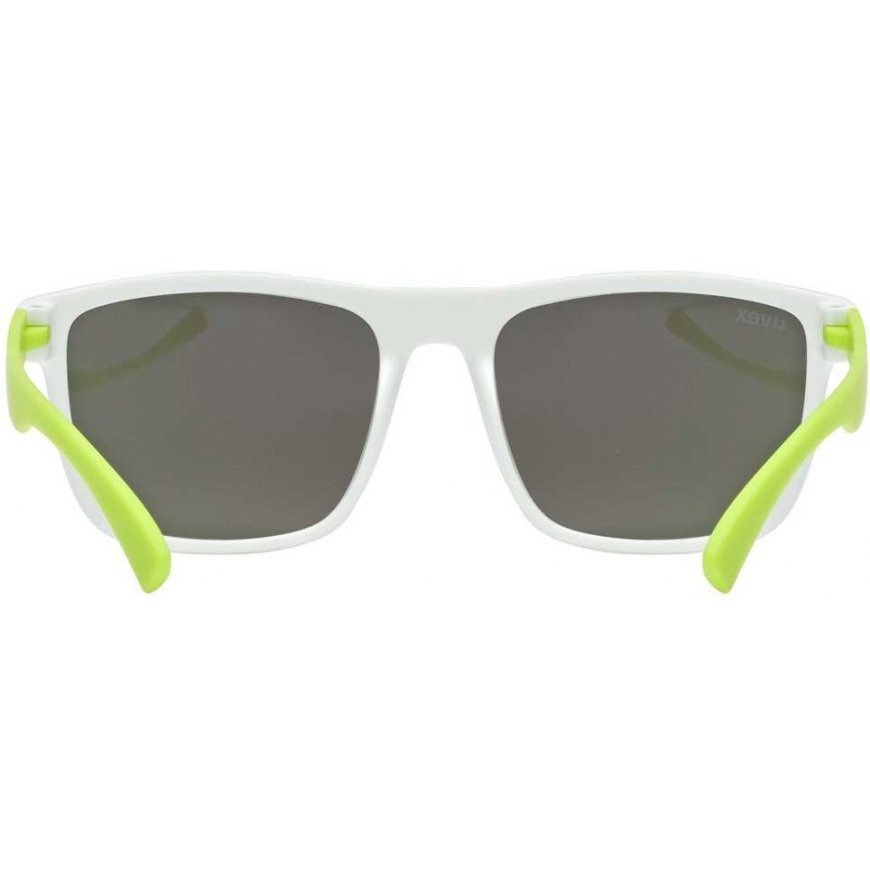 Akiniai Uvex rookie baltas-lime mat / mirror žalias – 3